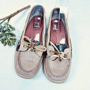 2/$14 Sperry Top-Sider Animal Print Loafer Size 6
